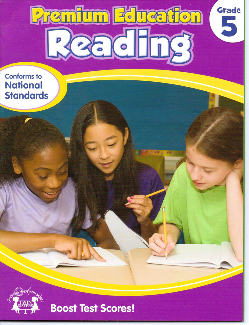 Twin Sisters Reading Grade 5 Workbook (Premium Education