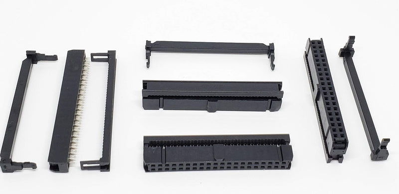PC Accessories - Connectors Pro 25-Pack 2X20 40P 2.54mm 0.1" Pitch Dual Rows IDC Sockets for Standard Flat Ribbon Cable, 40 Pins FC Female Connector