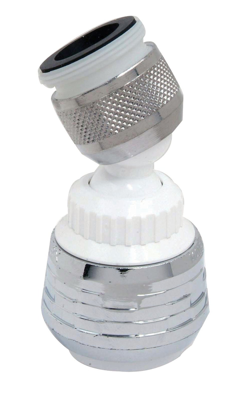 BrassCraft SF0330 Dual Thread Double Swivel Spray Faucet Aerator with 1.5 GPM Low Flow