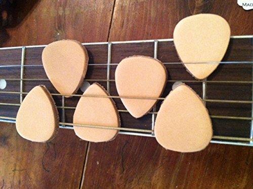 Leather Guitar & Ukelele Picks (6 Pack)