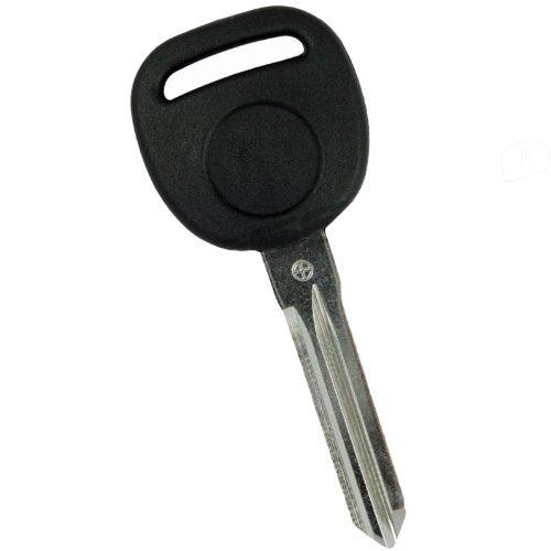 Discount Keyless Replacement Ignition Transponder Uncut Key Compatible with ID 46 Circle + Key Single