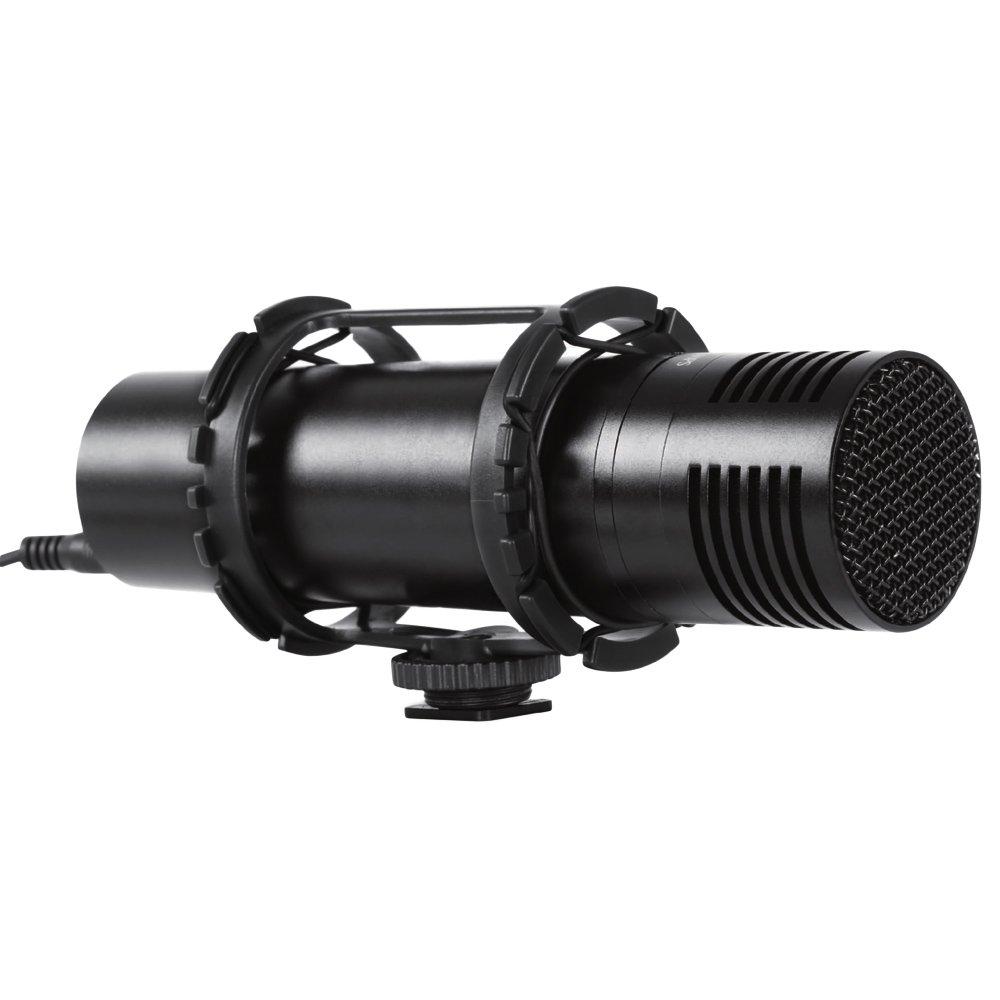 Ikan IK-VM300PS Stereo Video Condenser Microphone (Black)