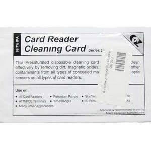 MagTek (96700004) 3-Pack MICRImage Reader Cleaning Card for All Card Readers, ATM/POS Terminals, Slot/Vending Machine