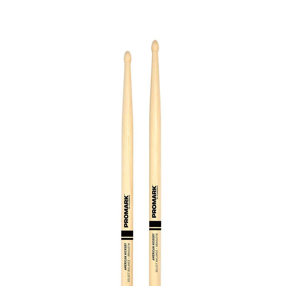 Promark Select Balance Rebound Balance Drum Sticks, Wood Tip, .565" (5A)