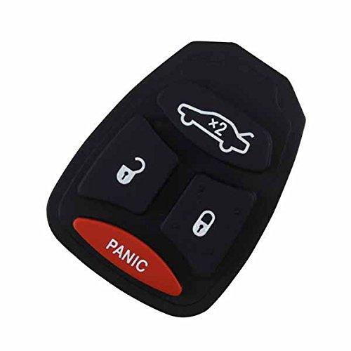 KeylessOption Replacement Keyless Entry Remote Ignition Key Rubber Button Pad Repair Fix