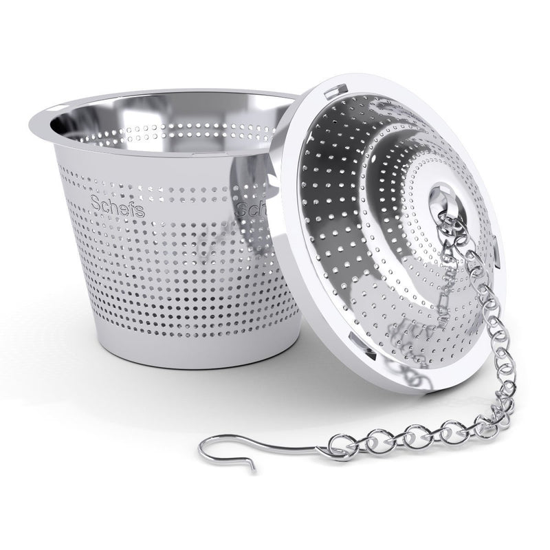 Schefs 11 Premium Infuser-Stainless Steel-Single Cup-Perfect Strainer for Loose Leaf Tea, Small