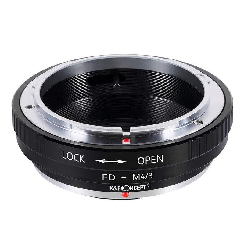 K&F Concept Lens Mount Adapter Ring for Canon FD Lens to Micro Four Thirds M4/3 Olympus Pen and Panasonic Lumix Cameras FD-M4/3