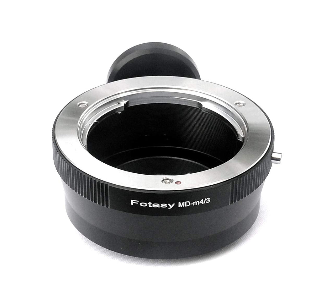 Fotasy Minolta MD Rokkor Lens to M43 MFT Adapter, Tripod Mount, for Olympus E-PL8 E-PL9 E-M1 E-M5 E-M10 I II III E-PM2 E-PM1 Pen-F E-M1X/ Panasonic G7 G9 GF8 GH5 GX7 GX8 GX9 GX85 GX80 GX850 G90 G91 Tripod Ring