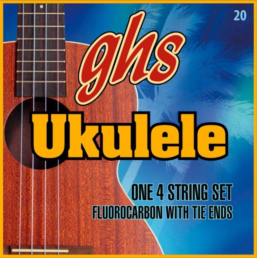 GHS Fluorocarbon Soprano/Concert D Tuning Ukulele Strings