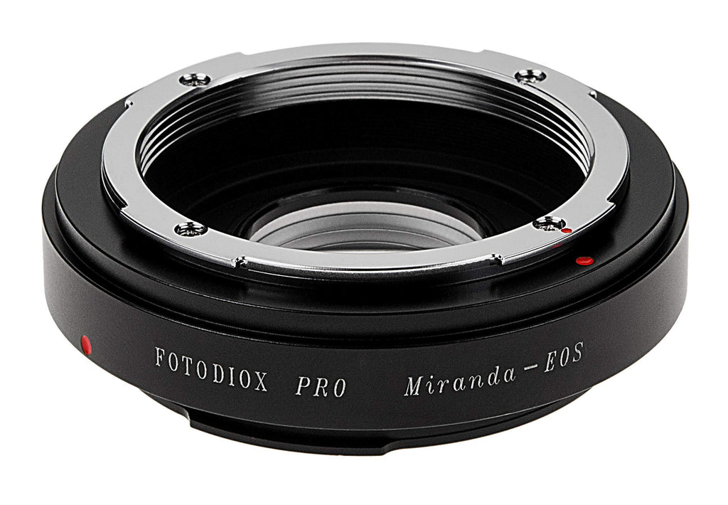 Fotodiox Pro Lens Mount Adapter, for Miranda (MIR) Lens to Canon EOS EF Mount DSLR Camera Body Single