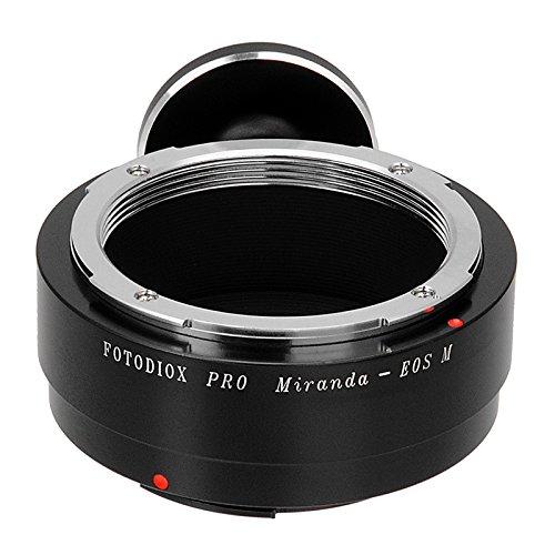 Fotodiox Pro Lens Mount Adapter - Miranda (MIR) Mount Lenses to Canon EOS M (EF-m Mount) Camera Bodies, fits EOS M, M2 Digital Mirrorless Camera