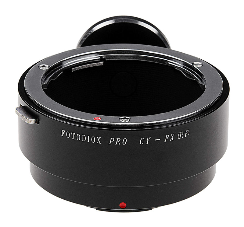 Fotodiox Pro Lens Mount Adapter, Contax / Yashica (C/Y or CY) Lens to Fujifilm X Camera Body, for Fujifilm X-Pro1, X-E1, X-Mount Mirrorless Cameras Contax/Yashica