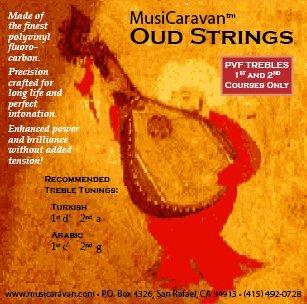 Oud String PVF Trebles by MusiCaravan