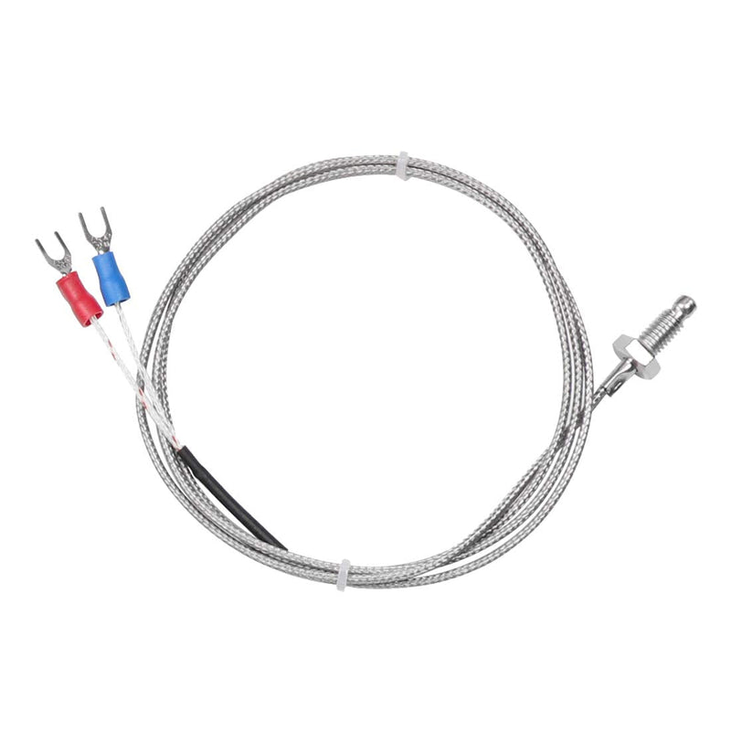 [AUSTRALIA] - HiLetgo 5pcs K Type Temperature Sensor Temperature Probes M6 Screw Thermocouple Stainless Steel Probe Length 1M 