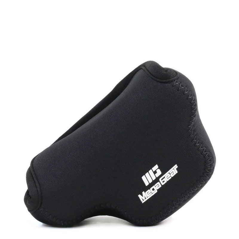 [AUSTRALIA] - MegaGear ''Ultra Light'' Neoprene Camera Case Bag with Carabiner for Nikon 1 J4, Nikon 1 J5 with 10-30mm (Black) Black 