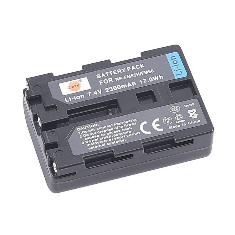 DSTE Replacement for NP-FM50 Li-ion Battery Compatible Sony CCD-FRV DCR-PC DCR-TRV DCR-DVD DSR-PDX GV HVL Series Camera Camcorder as NP-FM30 NP-FM51 NP-QM50 NP-QM51 NP-FM55H