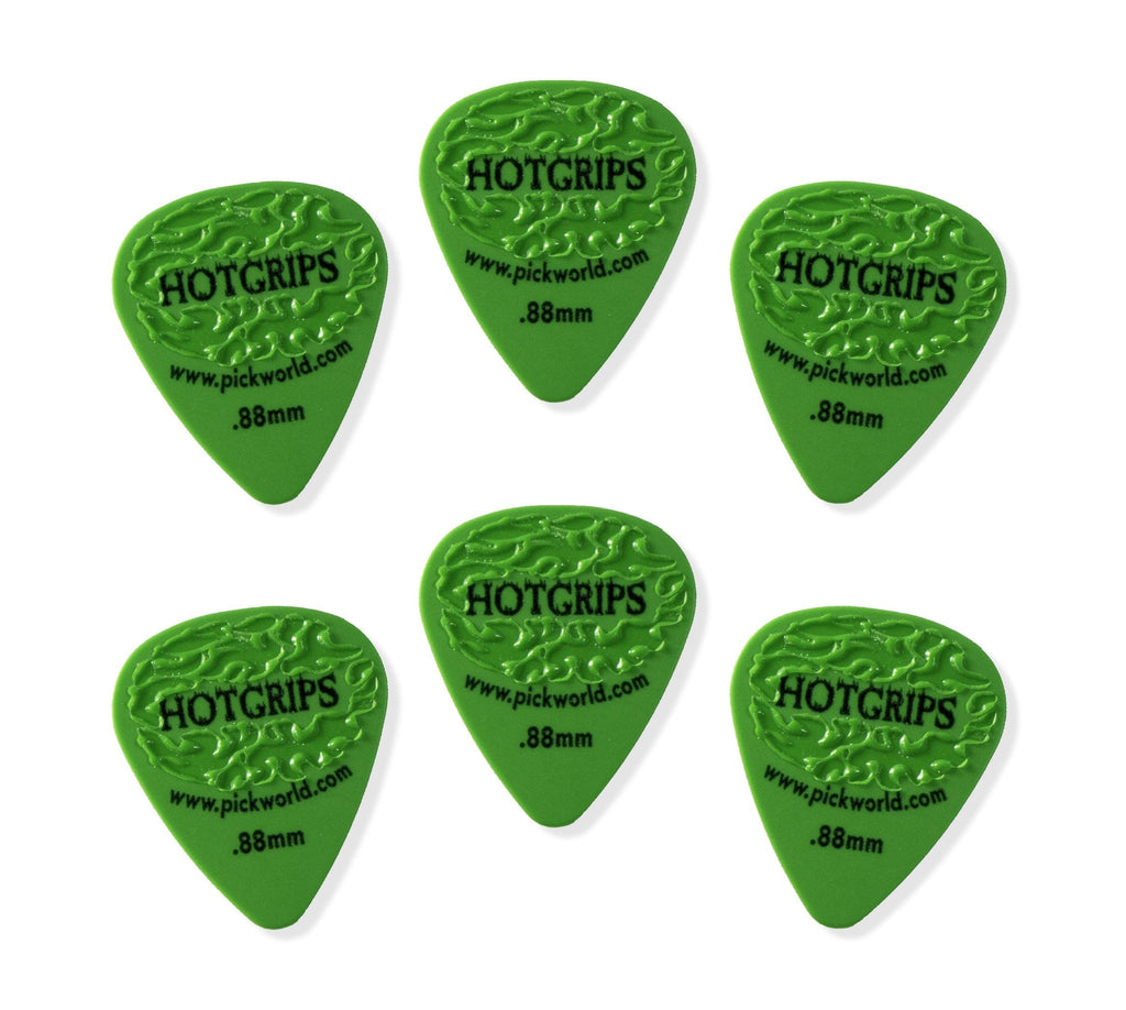 PickWorld Guitar Picks (HG6D-4) .88mm Green