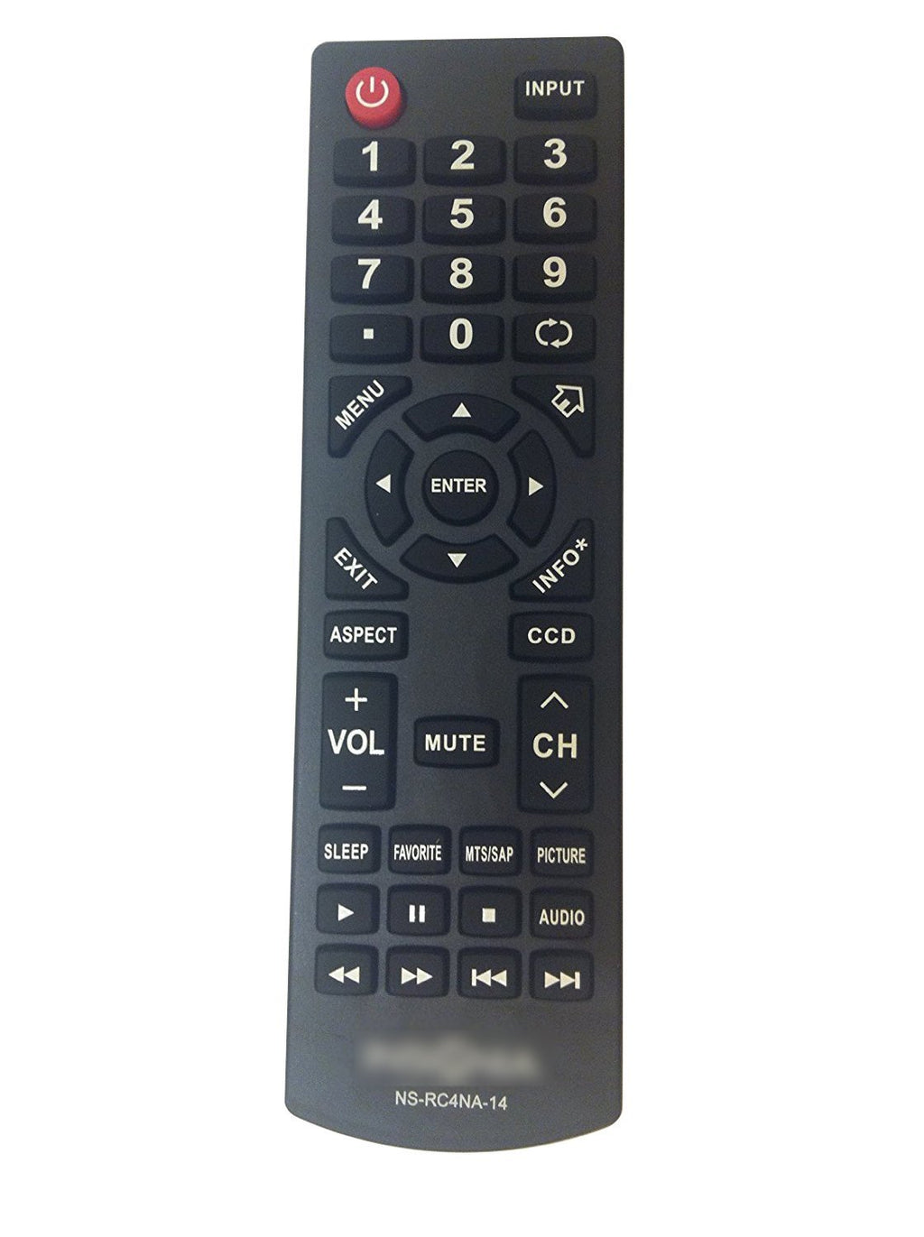 Beyution New NS-RC4NA-14 RC4NA14 Remote for Insignia TV NS-28ED200NA14 NS-50D400NA14 NS-19ED200NA14 55E4400A14 NS-58E4400A14 NS-24E400NA14 NS-60E4400A14 NS-65E4400A14 NS-50L440NA14 NS-46D400NA14