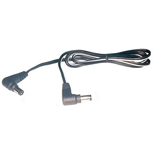 Philmore 3-ft DC Power Cable Cord with 2 Right Angle 2.5 x 5.5mm Male-to-Male Plugs; 48-1061