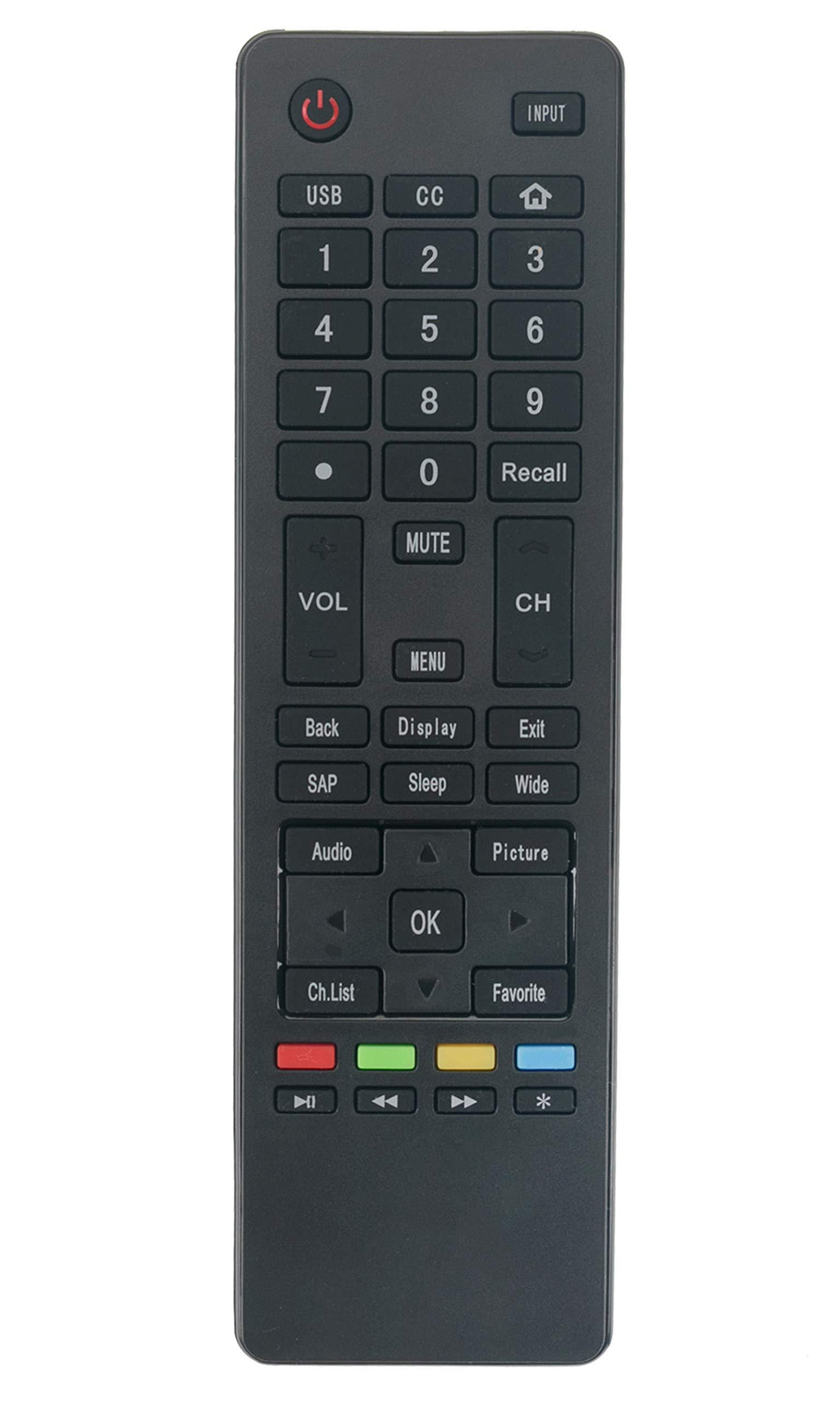 Brand New HAIER lcd led tv Remote control HTR-A18M For 32D3000 LE32M600M20 LE32F32200 LE24M600M80 LE24F33800 LE39F32800 LE39M600M80 40D3500M 48D3500 LE48M600M80 LE50M600M80 55D3550 LE55M600M80 haier TV--sold by Parts-outlet store