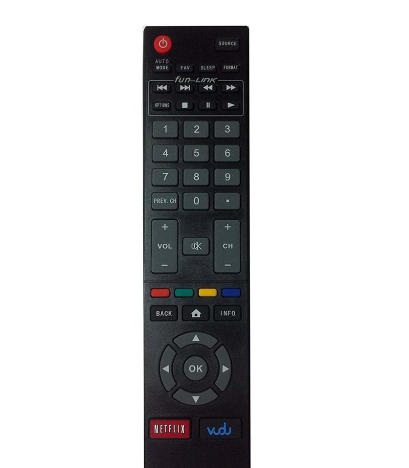 New Remote NH401UD for MAGNAVOX 32MV402X/F7 26MV402X/F7 22MV402X/F7 50MF412B/F7 with Netflix Vudo app Key