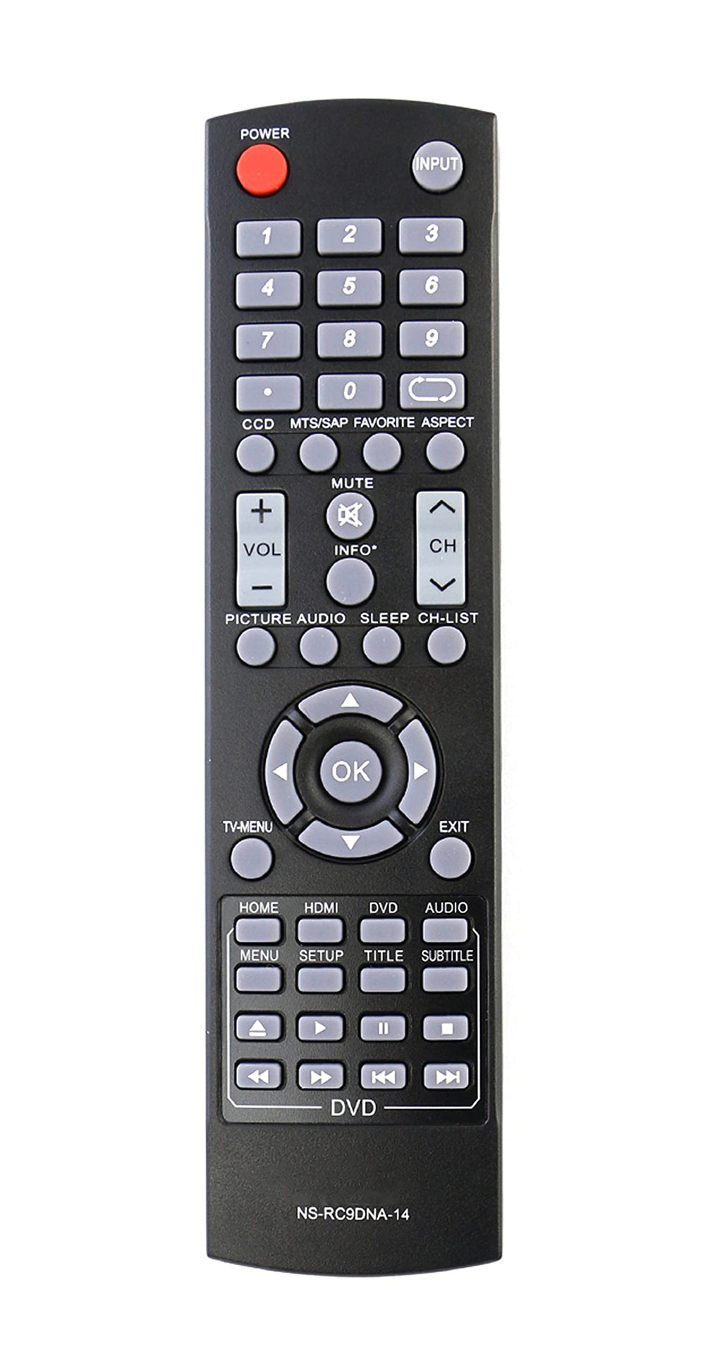 Insignia TV Remote NS-RC9DNA-14 NSRC9DNA14