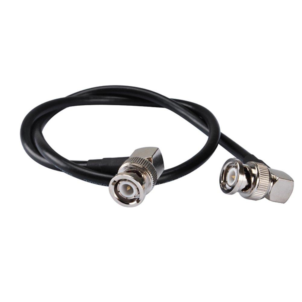 Bnc Plug Connector to Male RA Coaxial Cable with Rg58 1.6ft Used in Amateur Radio Antennas