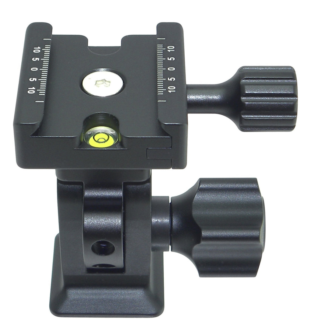 Desmond DMH-01 & 50mm DAC-01 Clamp Tripod Tilt Head Arca-Swiss/RRS Lever Compatible