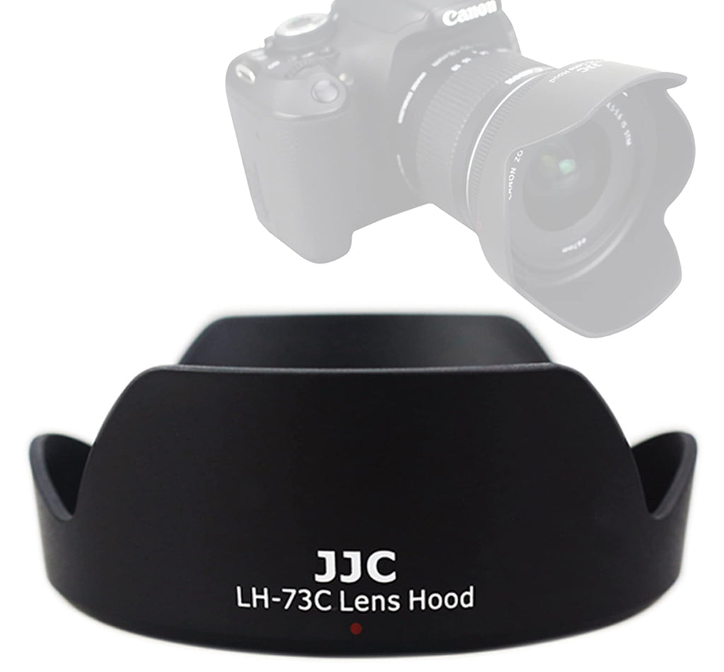 JJC LH-73C Dedicated Bayonet Lens Hood for Canon EF-S 10-18mm f/4.5-5.6 is STM Lens, Canon E10-18mm f4.5-5.6 is STM Lens Lens Hood, Replacement of Canon ES-EW-73C Lens Hood