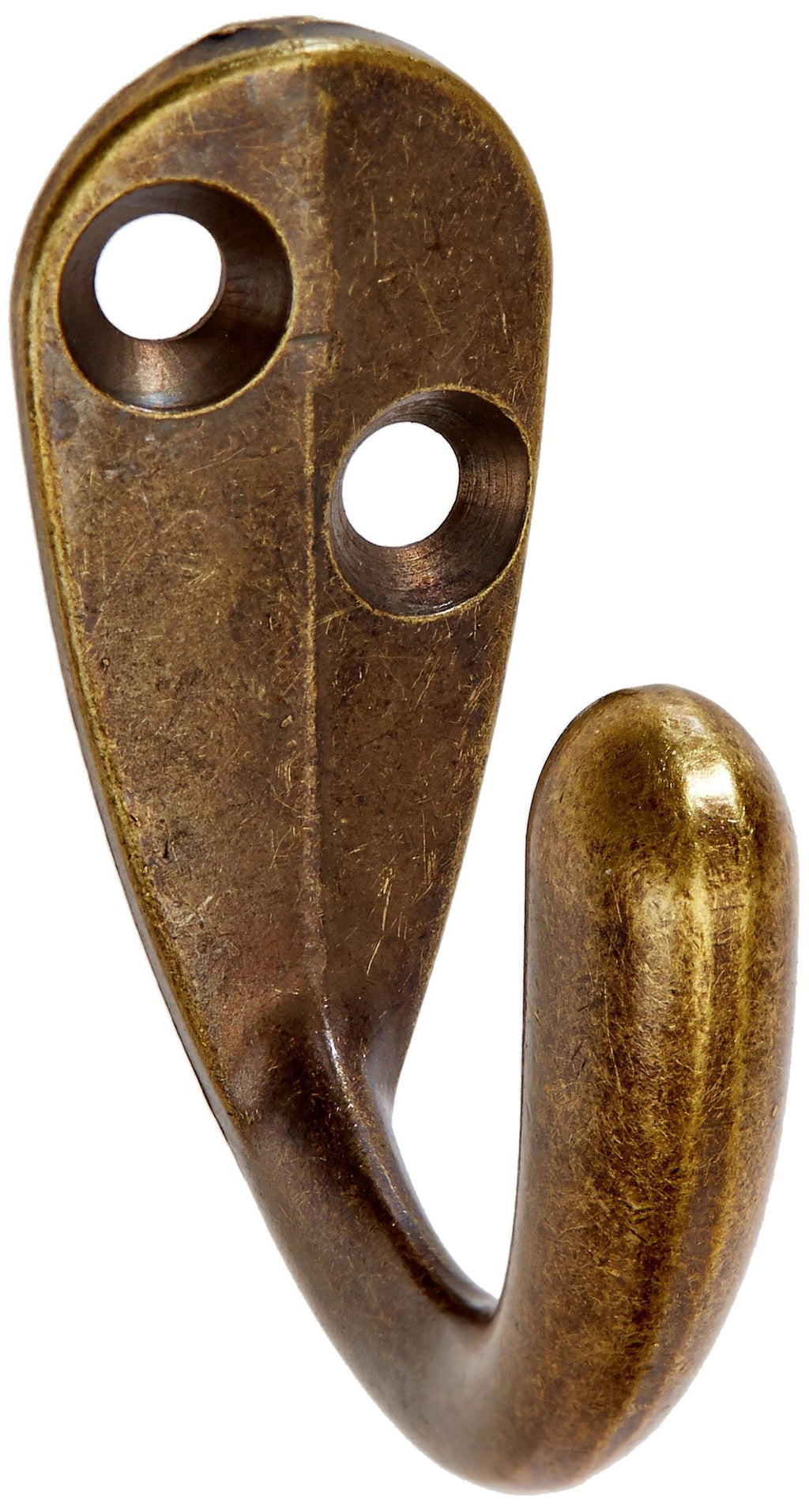 NATIONAL MFG/SPECTRUM BRANDS HHI N830-140 Single Prong Robe Hook, Antique Brass