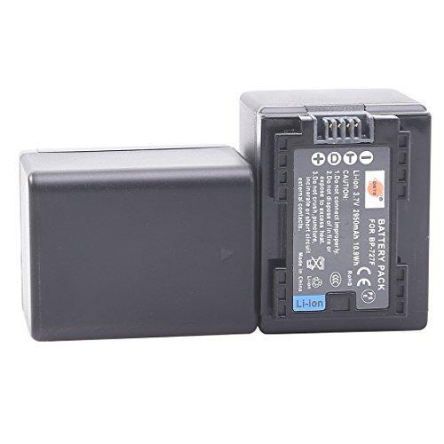 DSTE Replacement for 2X BP-727 Fully Decoded Battery Compatible Canon CG-700 Vixia HF R30 R32 R40 R42 R50 R52 R60 R62 R66 R70 R72 R300 R400 R500 R700 M50 M52 M500 M506 SLR as BP-727F BP-718
