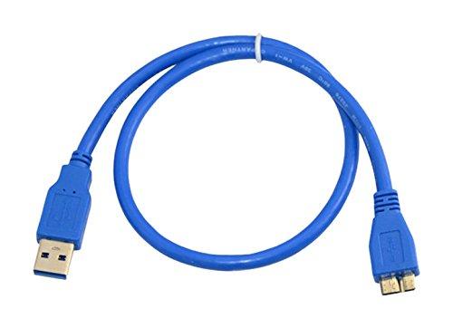 Generic DFWA 1.5' 0.5M USB 3.0 A Male to Micro B Male Plug Extension Premium Cable