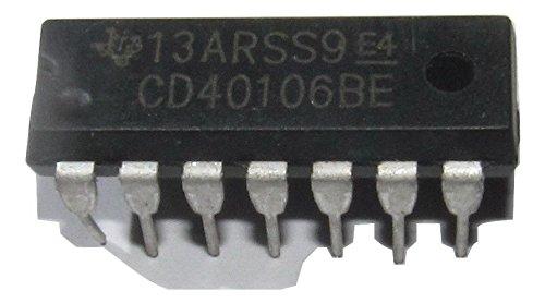 Texas Instruments CD40106BE CD40106 CMOS Hex Schmitt Triggers DIP14 5 Pack