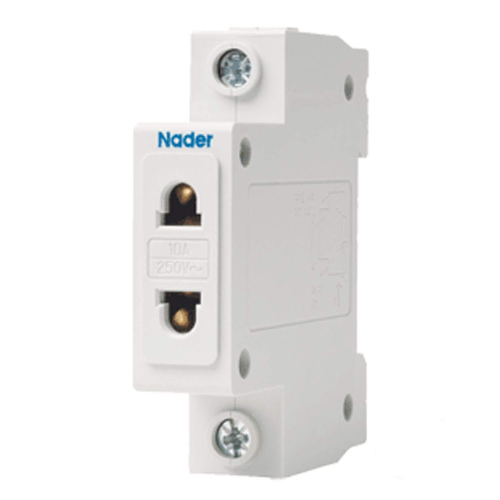 ASI NDA1-16-22 Din Rail Mounted Single Phase AC Outlet Receptacle for Plugs