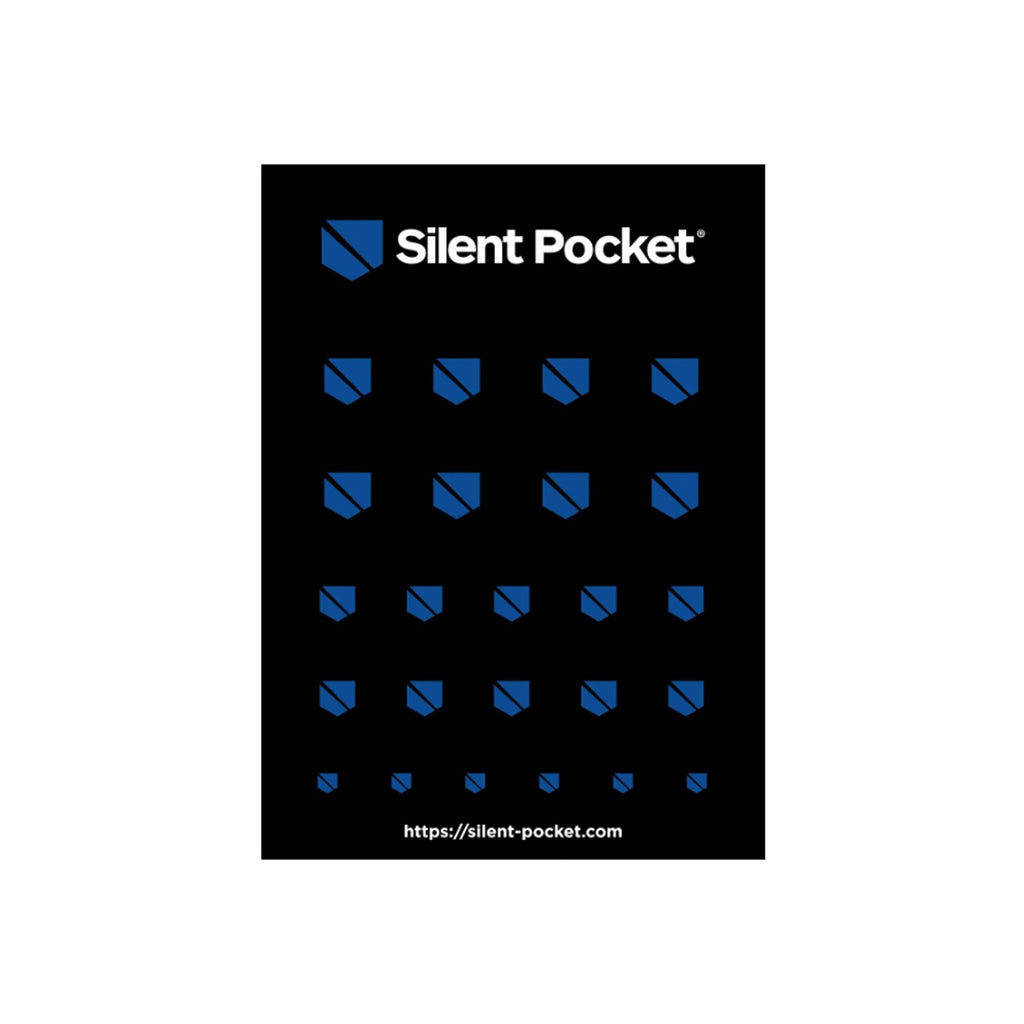 Silent Pocket Webcam Privacy Stickers for Camera Lens Privacy (Black and Blue) - Blocks Hackers' Spying, Recording and Eavesdropping, Fits Laptops, Phones and Tablets, Reusable and Restickable Black and Blue