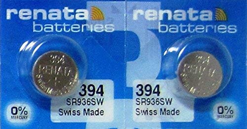 [AUSTRALIA] - 2 Pcs 394 Renata Silver Oxide 0% Mercury Electronic Batteries SR936SW 
