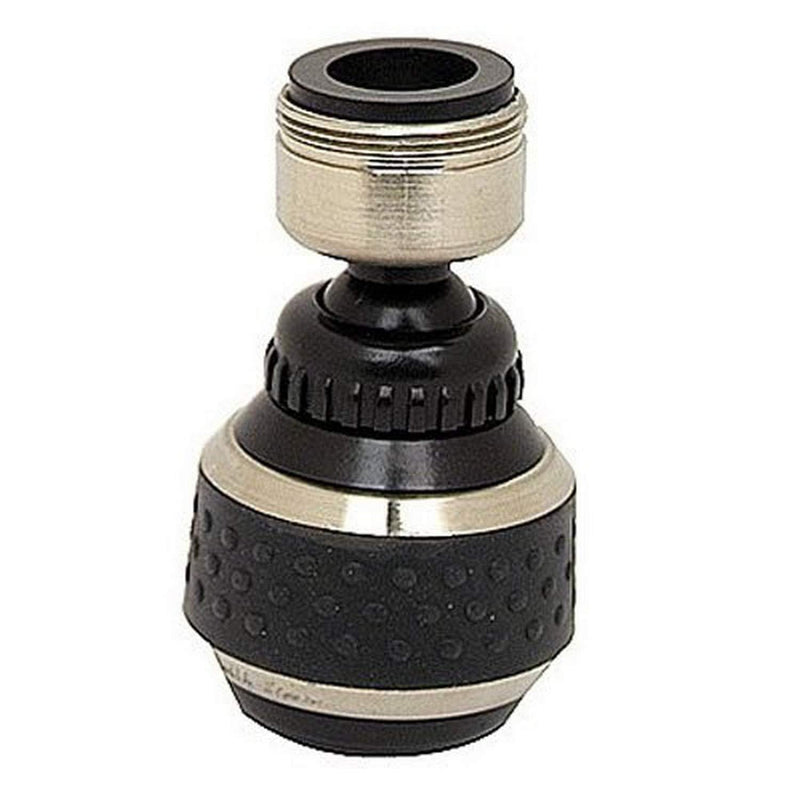 BrassCraft Dual Thread Double Swivel Spray Faucet Aerator with 15/16-Inch 27 Male and 55/64-Inch 27 Female Thread