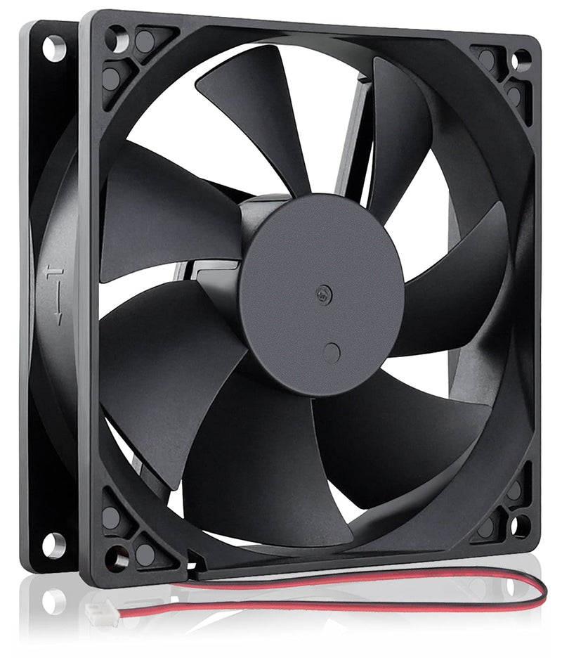 GDSTIME 92mm x 92mm x 25mm 90mm 3.6 Inches 12v Brushless Dc Cooling Fan 2 Pin Sleeve Bearing