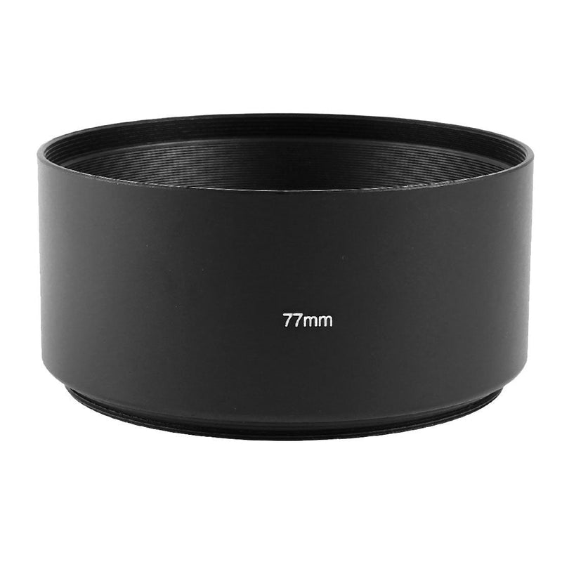 uxcell Screw Mount 77mm Hood for Telephoto 80-200mm Lens Shade