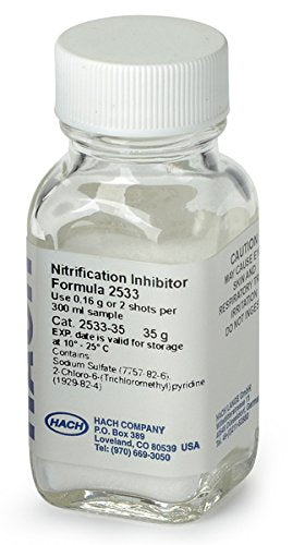 Hach 253335 Nitrification Inhibitor for BOD, Formula 2533, TCMP, 35 g