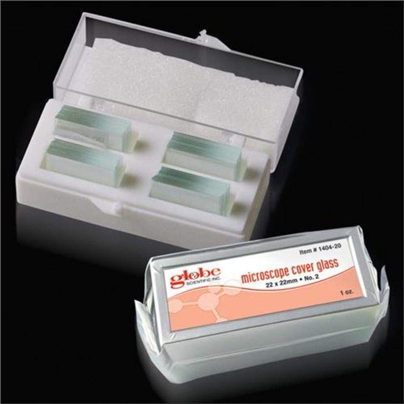Globe Scientific 1419-10 Cover Glass, 24 x 60mm, No. 1 Thickness (Case of 10)