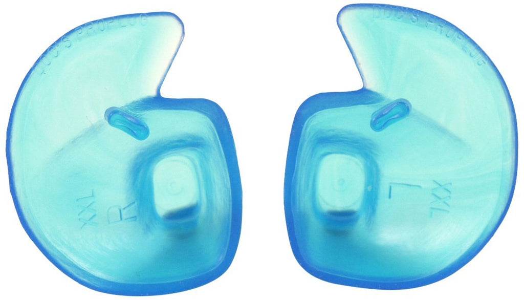 Doc's Proplugs DS04B Small Non Vented Ear Plugs without Leash - Blue