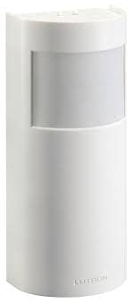 Lutron LRF2-VHLB-P-WH Motion Sensor, Manual On/Auto-Off Radio Powr Savr Wireless RF Hallway Vacancy Sensor - White