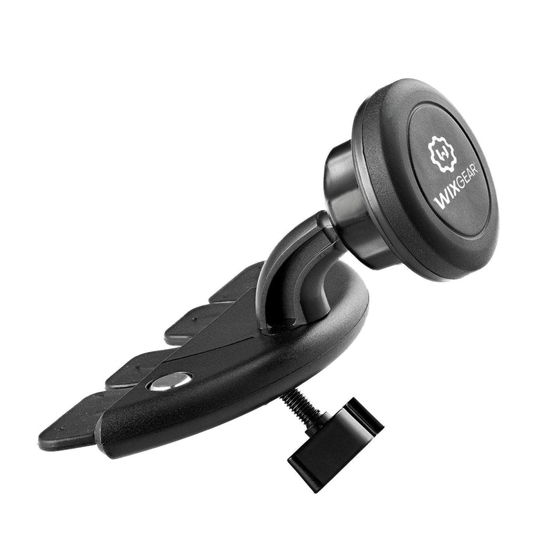 WixGear CD Slot Magnetic Car Mount Holder for Car, for Cell Phones and Mini Tablets with Fast Swift-Snap Technology, Magnetic Cell Phone Mount