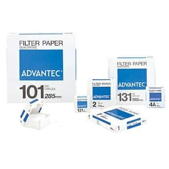 Advantec N0111.0CM Grade No. 1 Qualitative Filter Paper; 11.0 cm Dia; Pack of 100