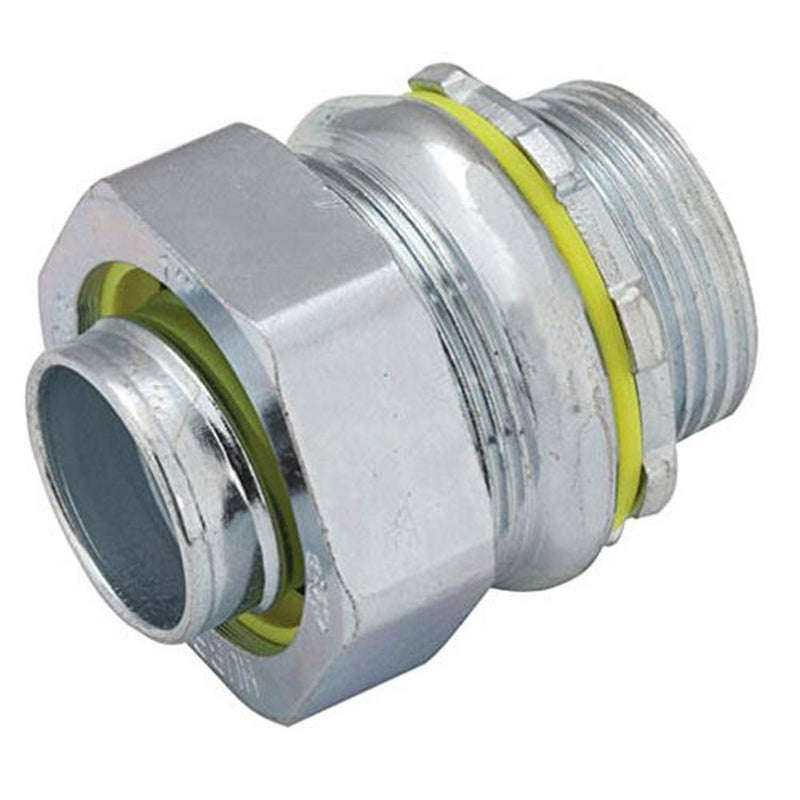 Hubbell-Raco 3406-8 Connector, Liquid Tight, Straight, Flex and Type B Flex, Uninsulated, 1-1/2-Inch