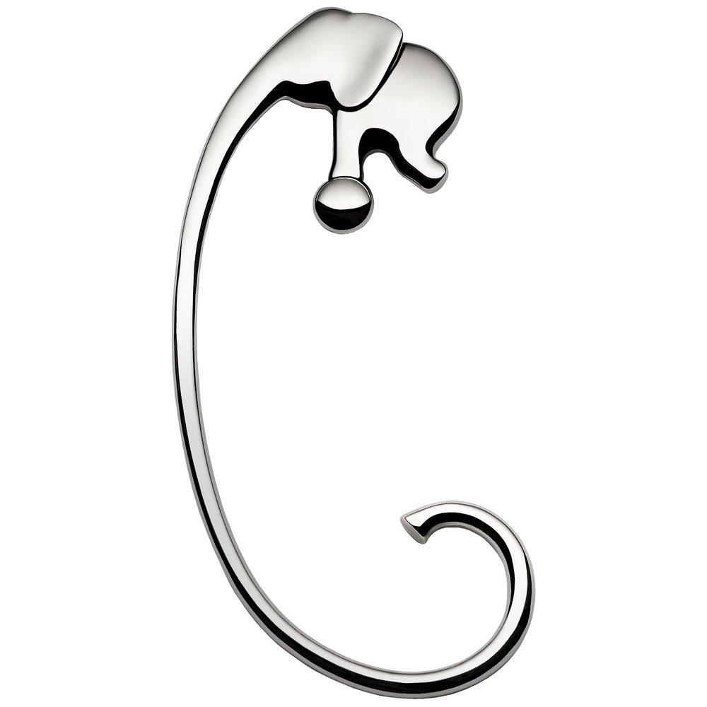 Alessi Aleesi FGO05 Jumbo Purse Hook, One Size, Silver