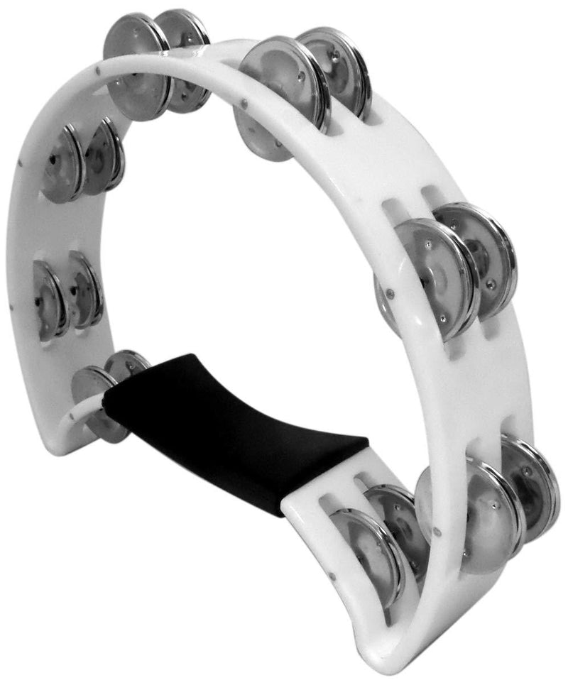 Performance Plus Headless Pro Church Quality White Rhythm Tambourine, inch (HMT1W) -inch