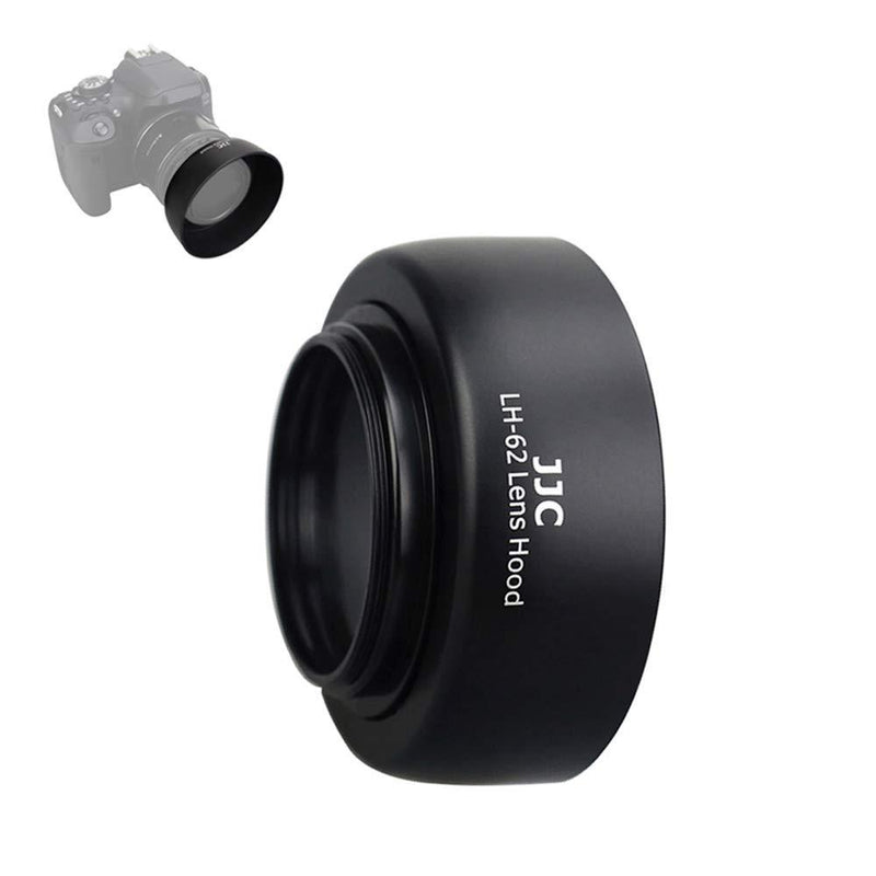 JJC Camera Lens Hood Shade Fits for Canon EF 50mm f/1.8 II Replaces Canon ES-62 Hood Reverse Attaching ABS -Black
