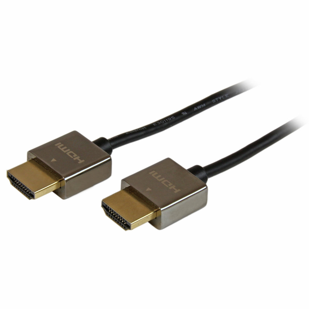 StarTech.com 1m Pro Series Metal High Speed HDMI Cable M/M - Ultra HD 4k x 2k HDMI Cable - Thin HDMI Cable - High End Metal HDMI Cable (HDPSMM1M) 3ft (1m) 3 ft / 1m